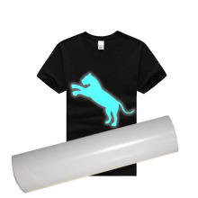 High Quality Glow at Night HTV Film Heat Transfer Vinyl Luminescent Printing Provide cut sheets for Clothing